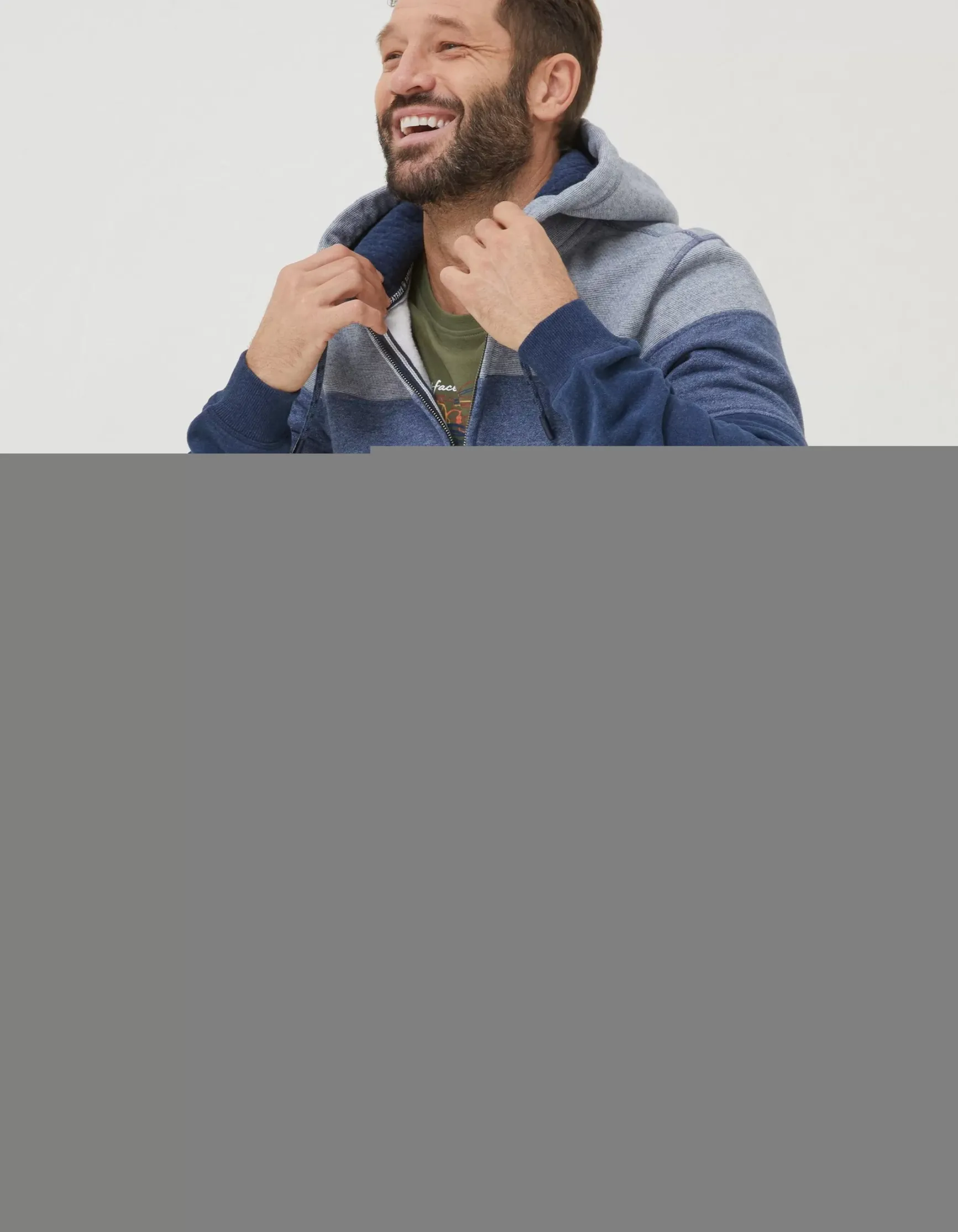 FatFace Brooke Cut And Sew Zip Through|Men Sweatshirts & Hoodies