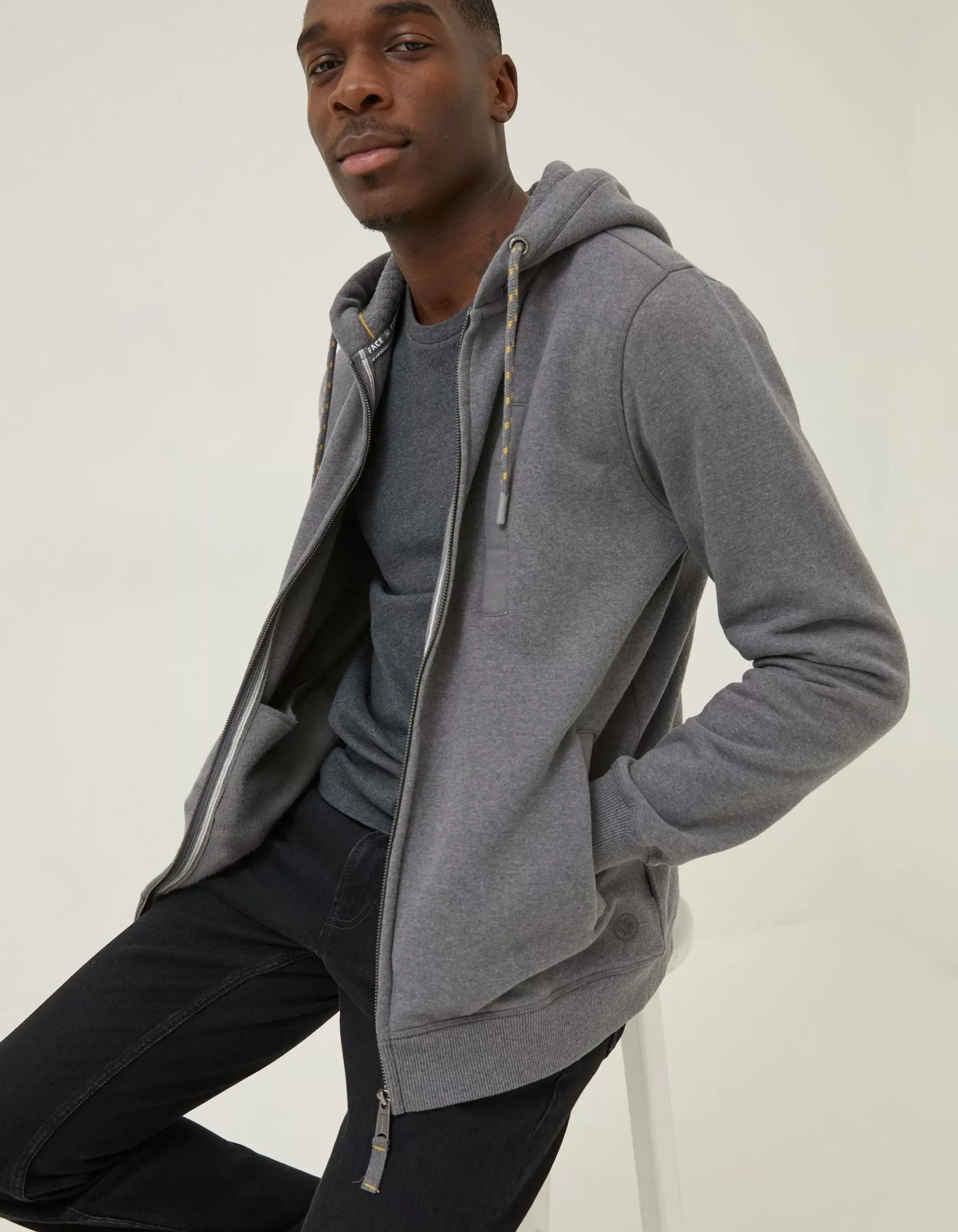 FatFace Brooke Zip Through Hoodie|Men Sweatshirts & Hoodies