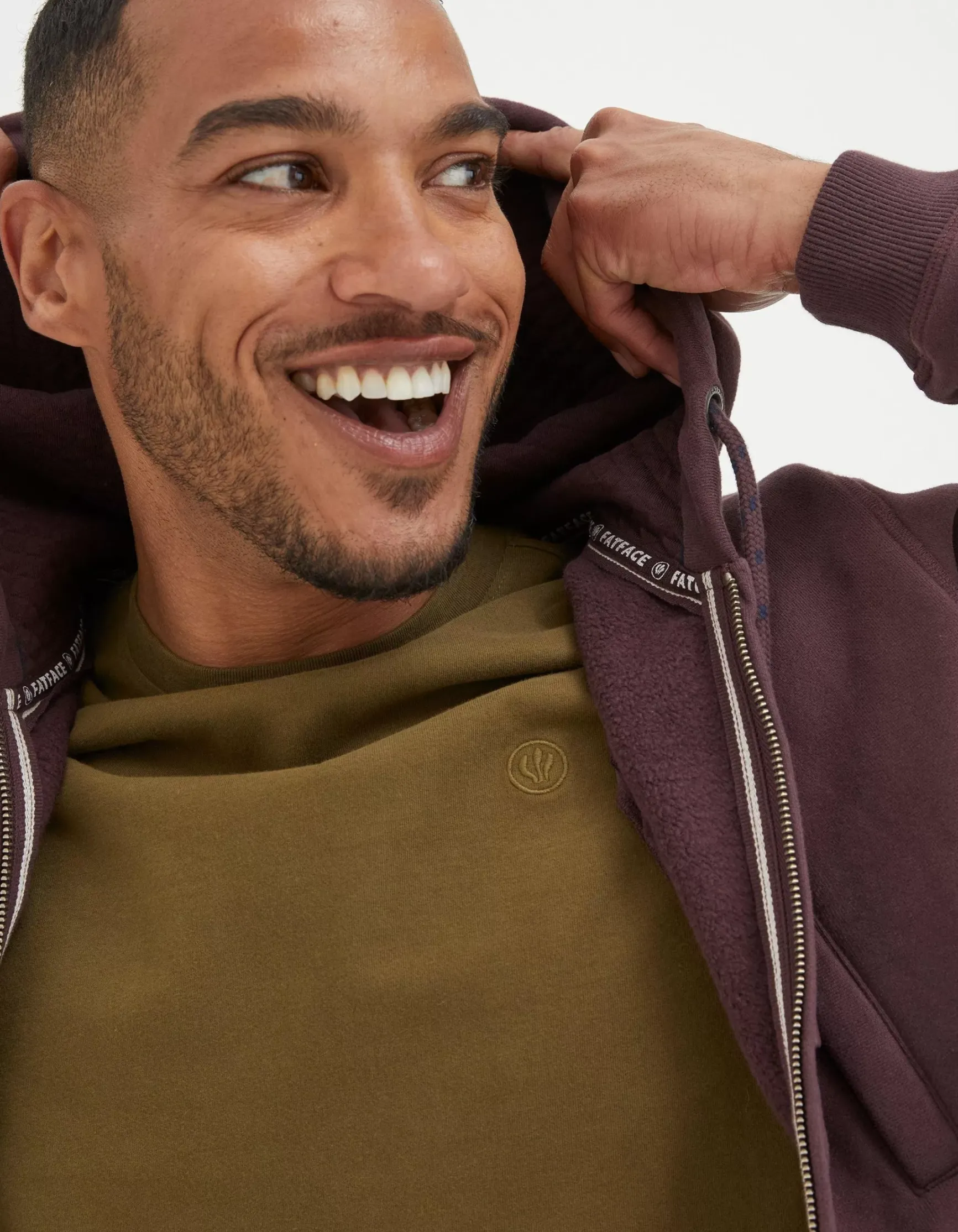 FatFace Brooke Zip Through Hoodie|Men Sweatshirts & Hoodies