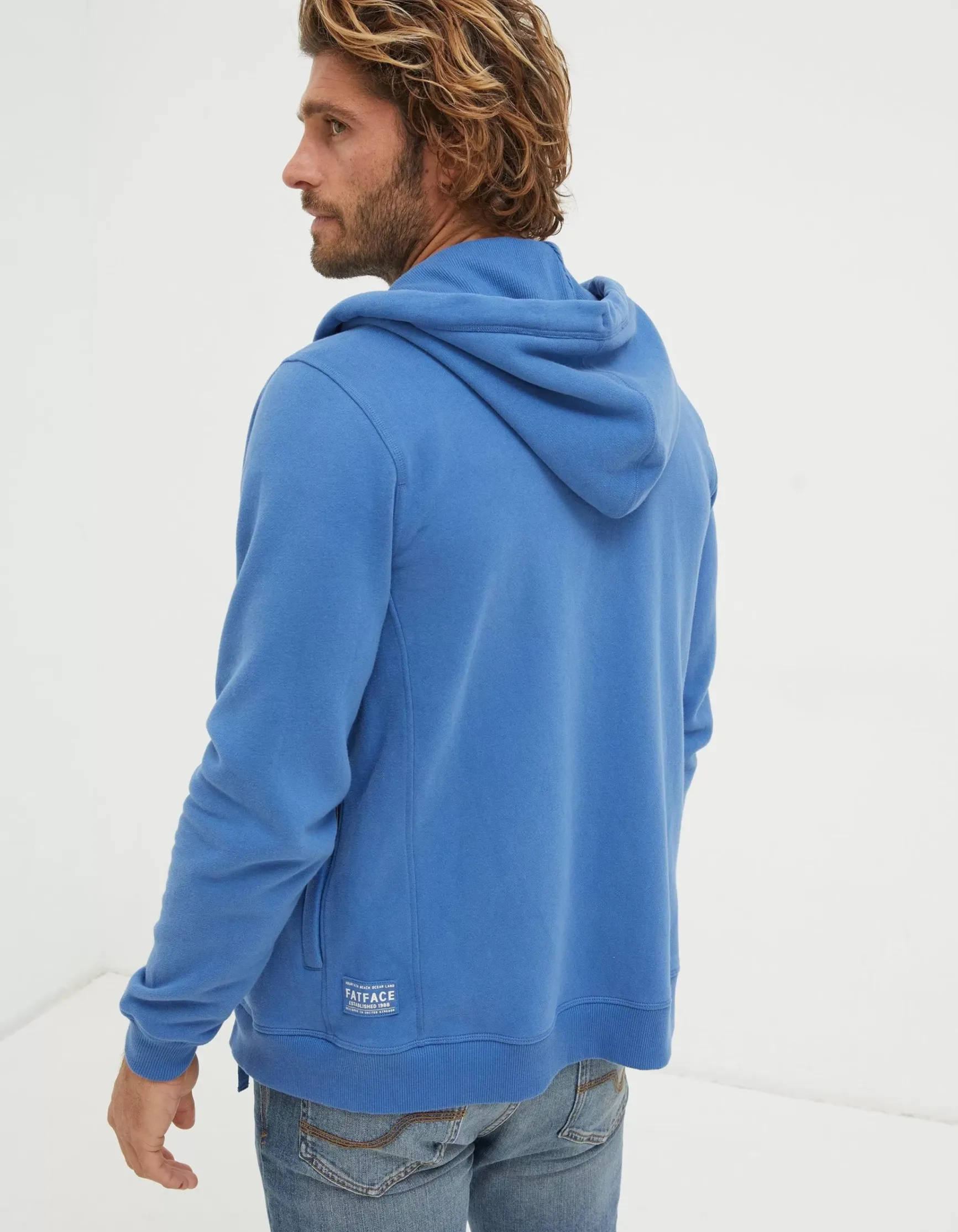 FatFace Brooke Zip Through Hoodie|Men Sweatshirts & Hoodies