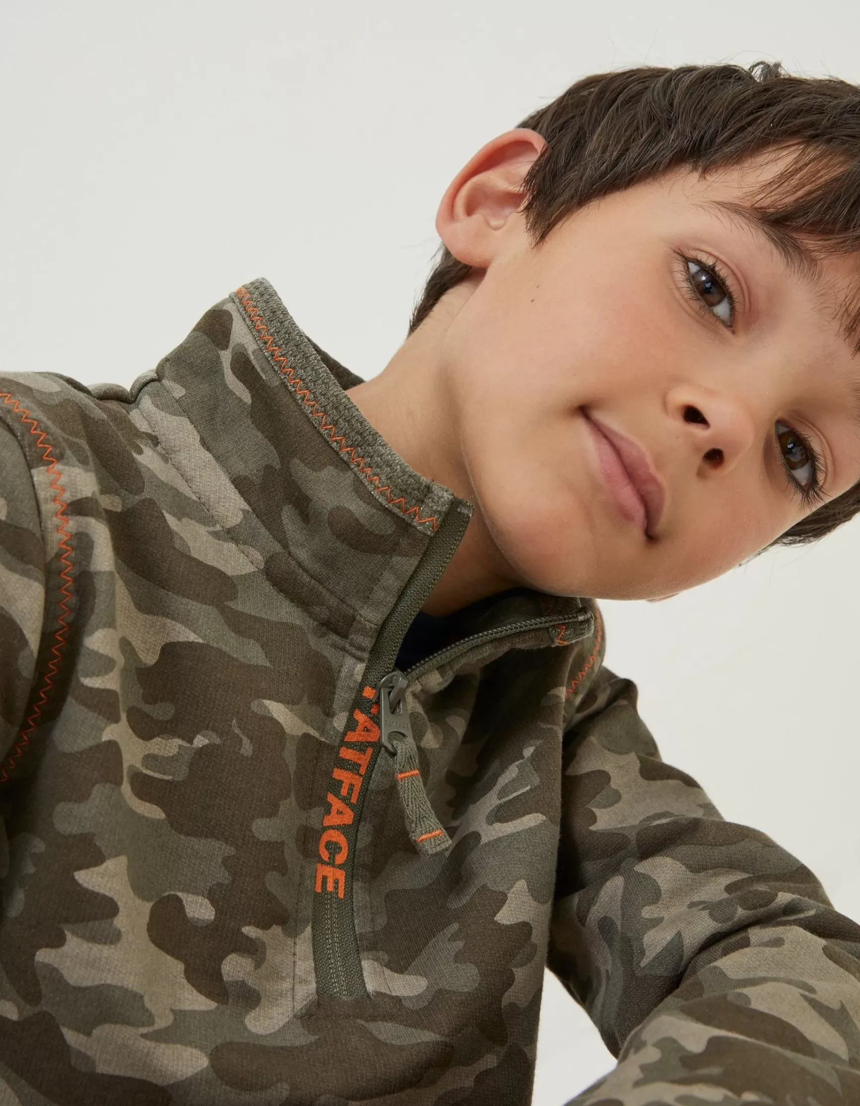 FatFace Bude Camo Sweatshirt|Boys View All