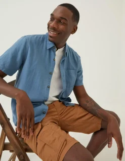FatFace Bugle Linen Cotton Shirt|Men Shirts