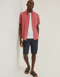 FatFace Bugle Linen Cotton Shirt|Men Shirts