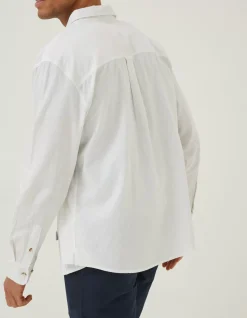 FatFace Bugle Linen Cotton Shirt|Men Shirts