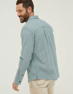 FatFace Bugle Linen Cotton Shirt|Men Shirts