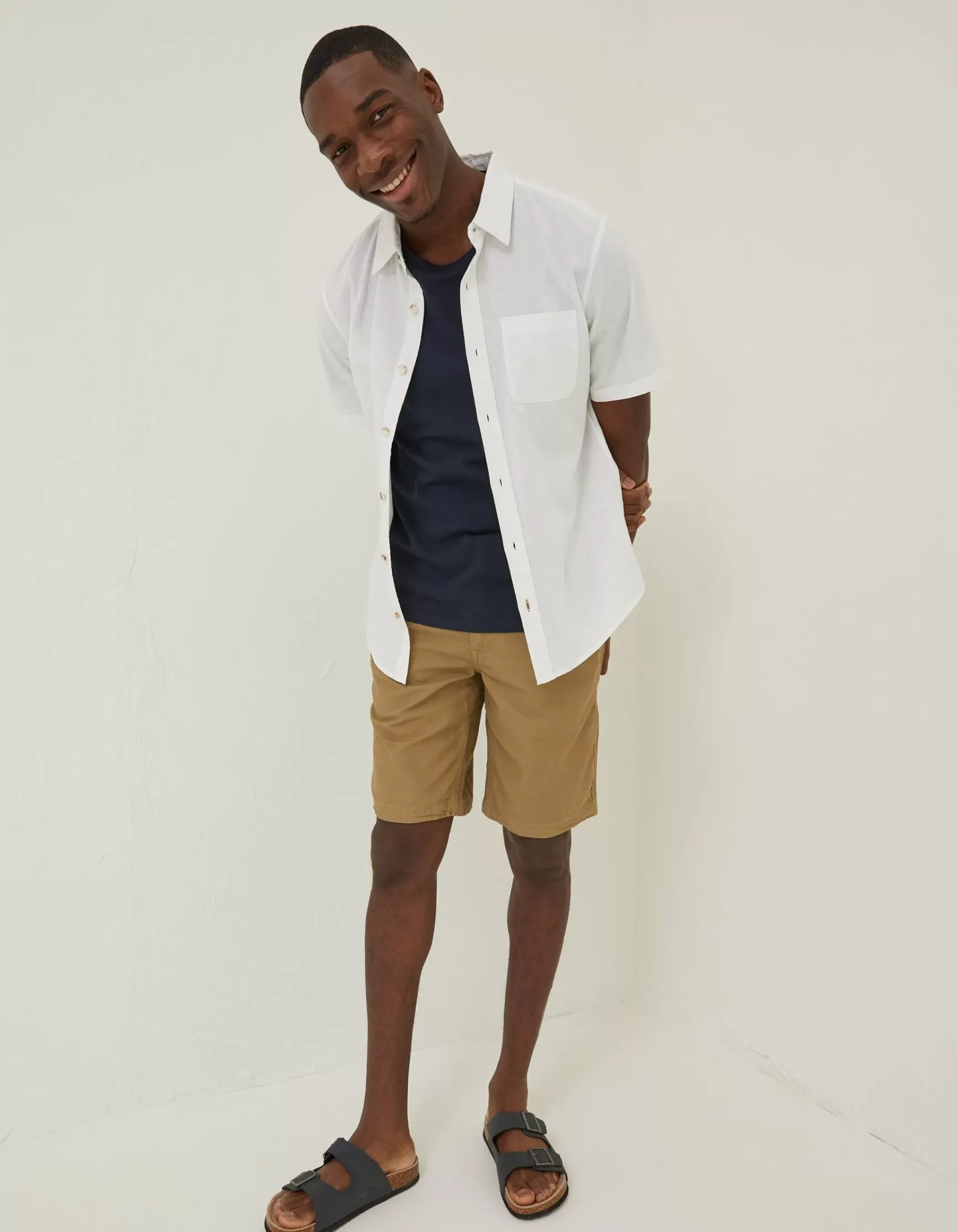FatFace Bugle Linen Cotton Shirt|Men Shirts