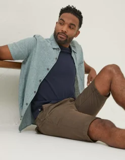 FatFace Bugle Linen Cotton Shirt|Men Shirts