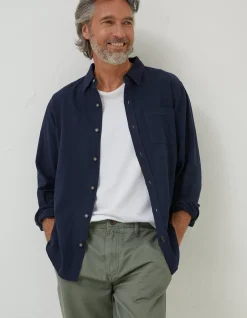 FatFace Bugle Linen Cotton Shirt|Men Shirts