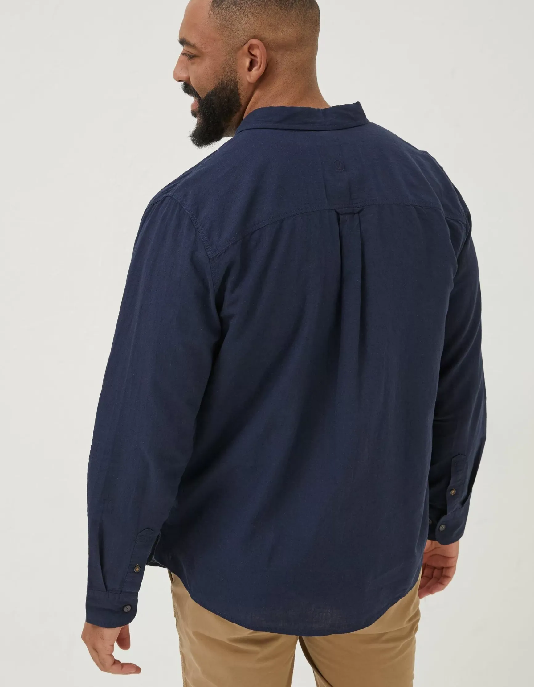 FatFace Bugle Linen Cotton Shirt|Men Shirts