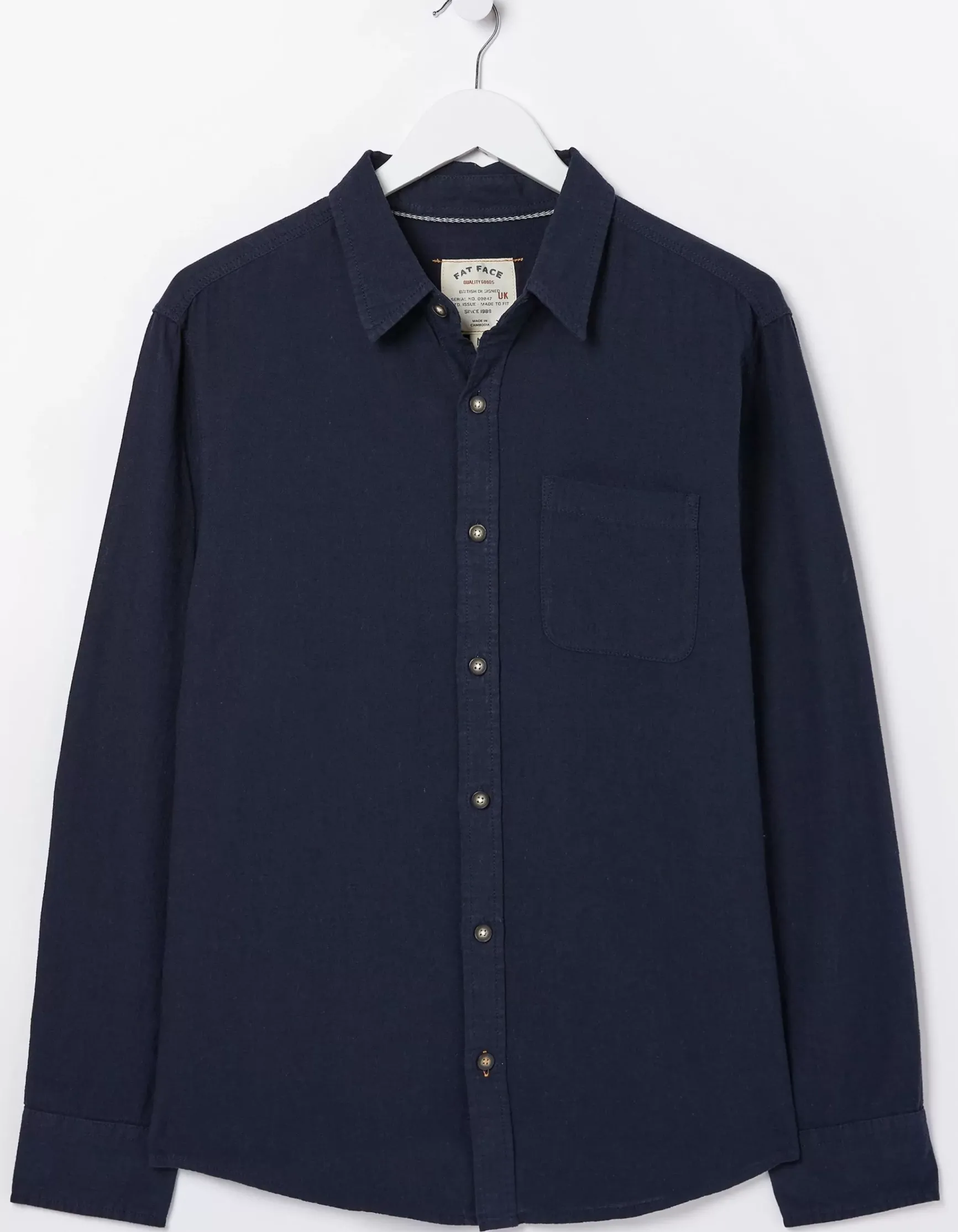 FatFace Bugle Linen Cotton Shirt|Men Shirts
