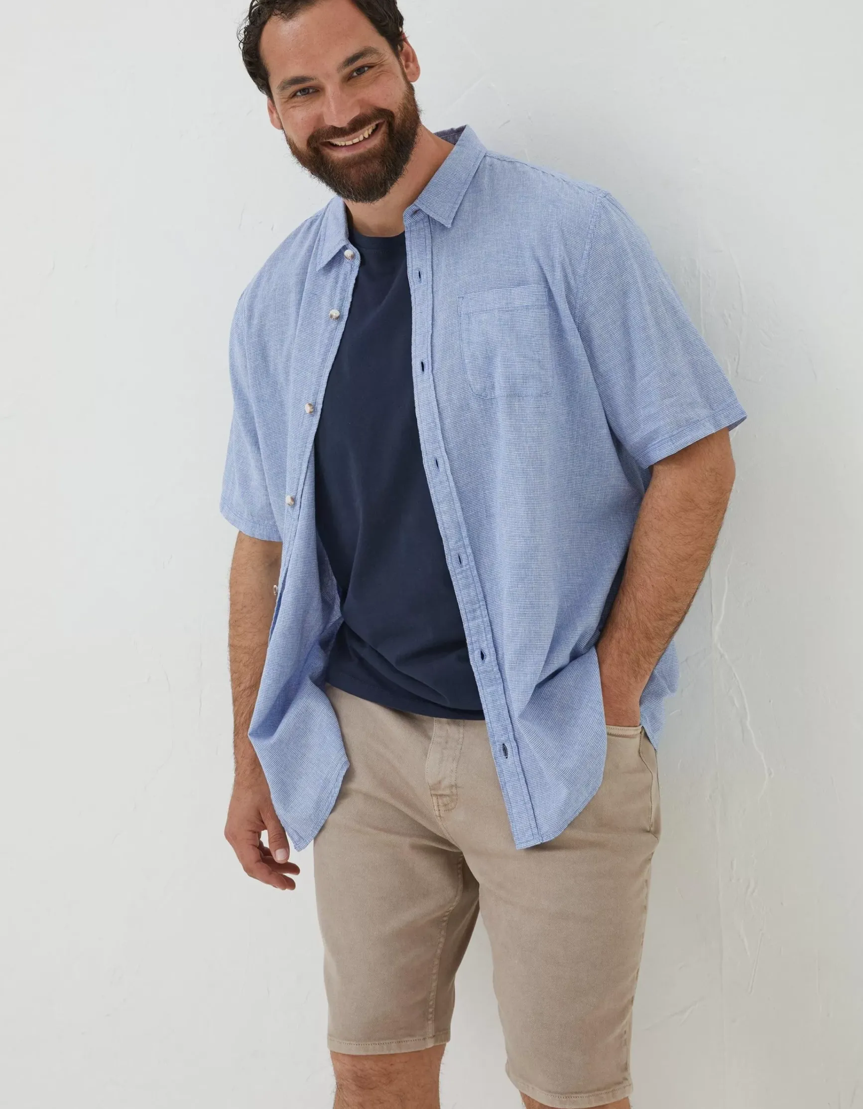 FatFace Bugle Micro Check Shirt|Men Shirts