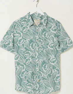 FatFace Bugle Palm Print Shirt|Men Shirts
