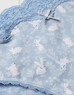 FatFace Bunny Print Mini Knickers|Women View All
