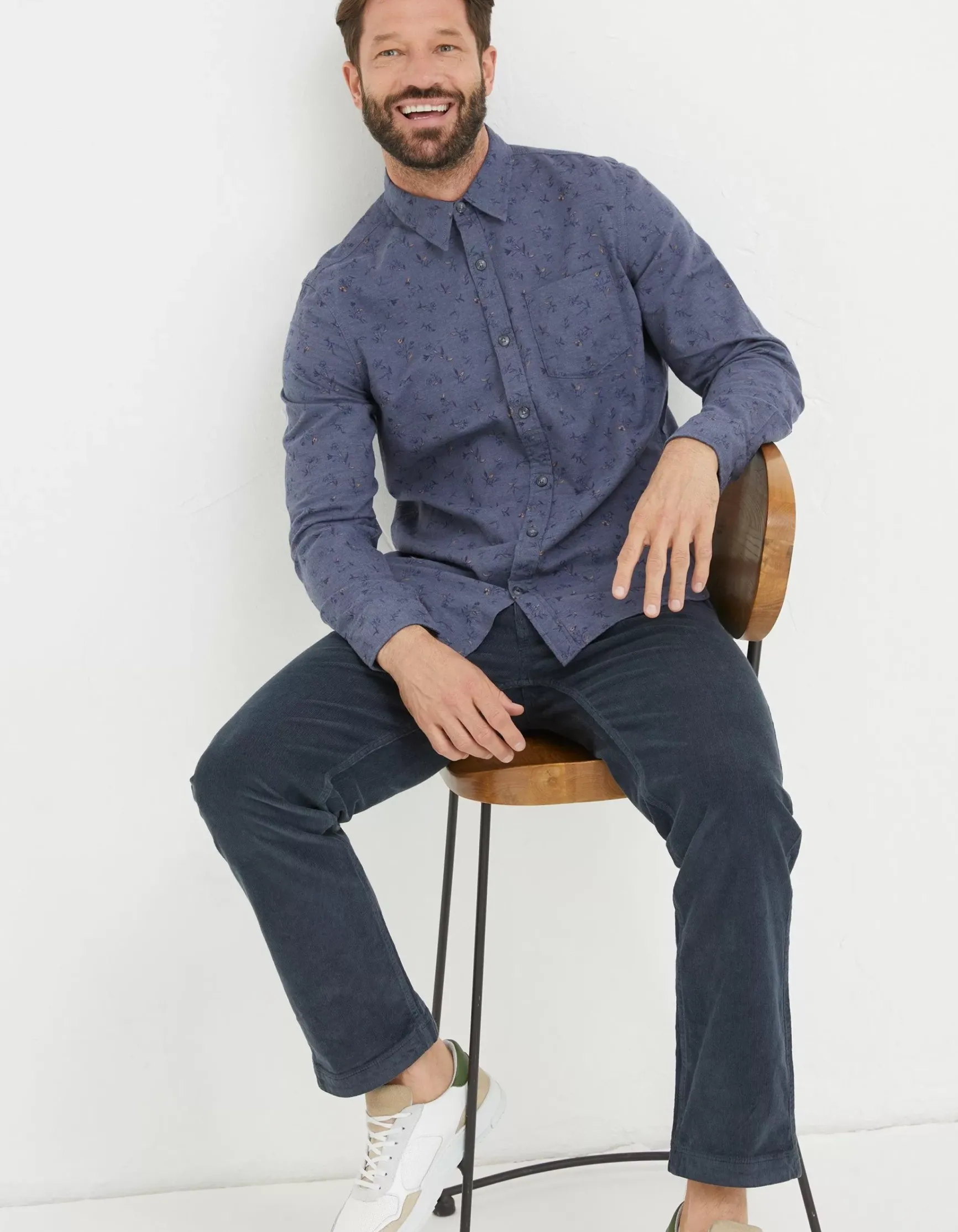 FatFace Burgess Floral Print Shirt|Men Shirts