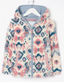 FatFace Butterfly Zip Through Fleece|Girls View All