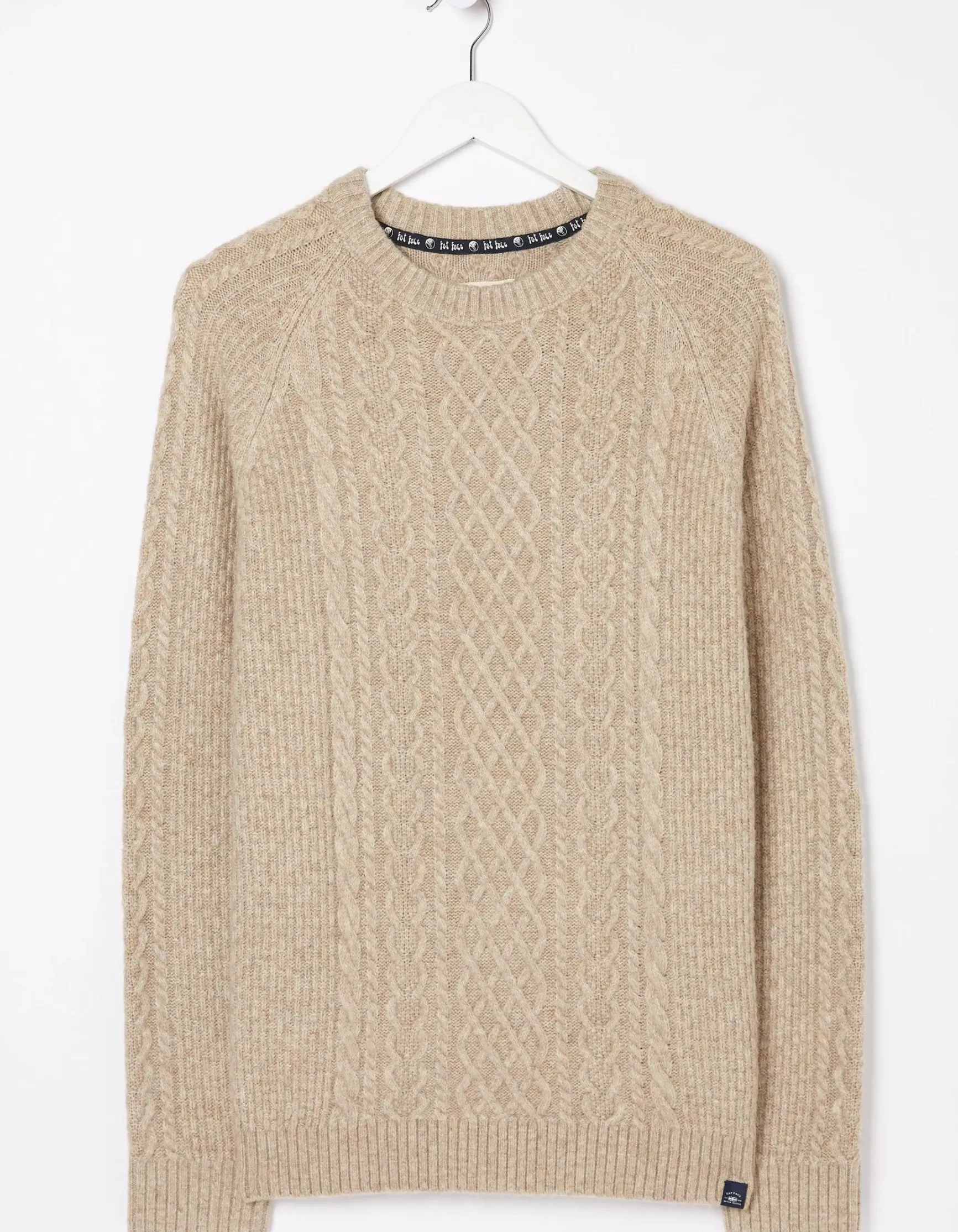 FatFace Calder Cable Crew Jumper|Men Nightwear & Pyjamas