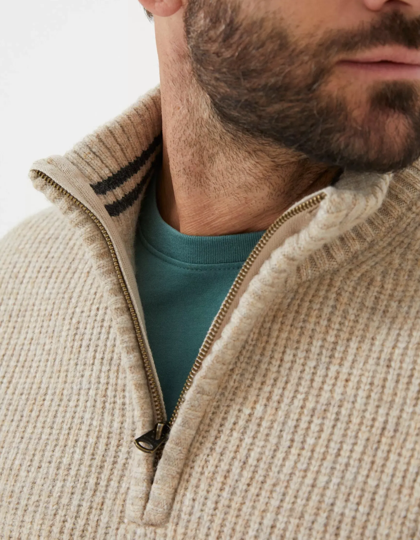 FatFace Calder Half Neck Jumper|Men Knitwear