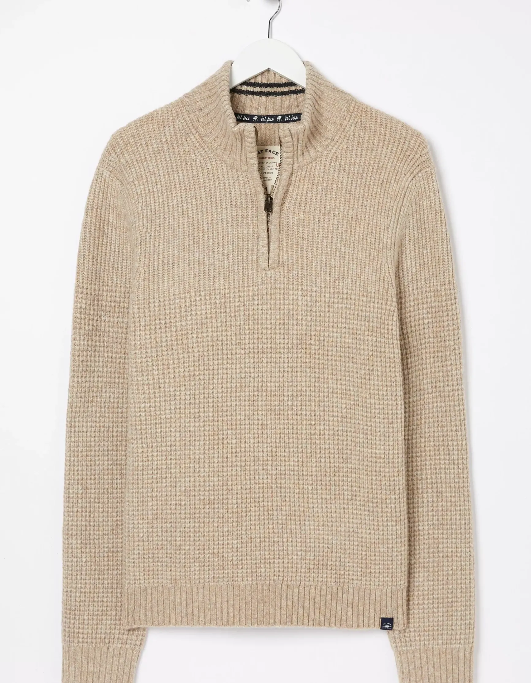 FatFace Calder Half Neck Jumper|Men Knitwear