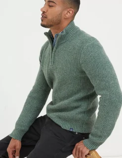 FatFace Calder Half Neck Jumper|Men View All