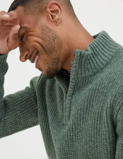 FatFace Calder Half Neck Jumper|Men View All