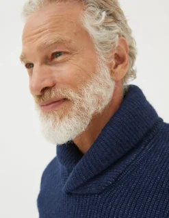 FatFace Calder Shawl Neck Jumper|Men Knitwear