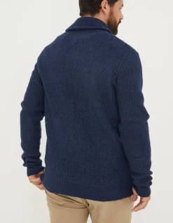 FatFace Calder Shawl Neck Jumper|Men Knitwear