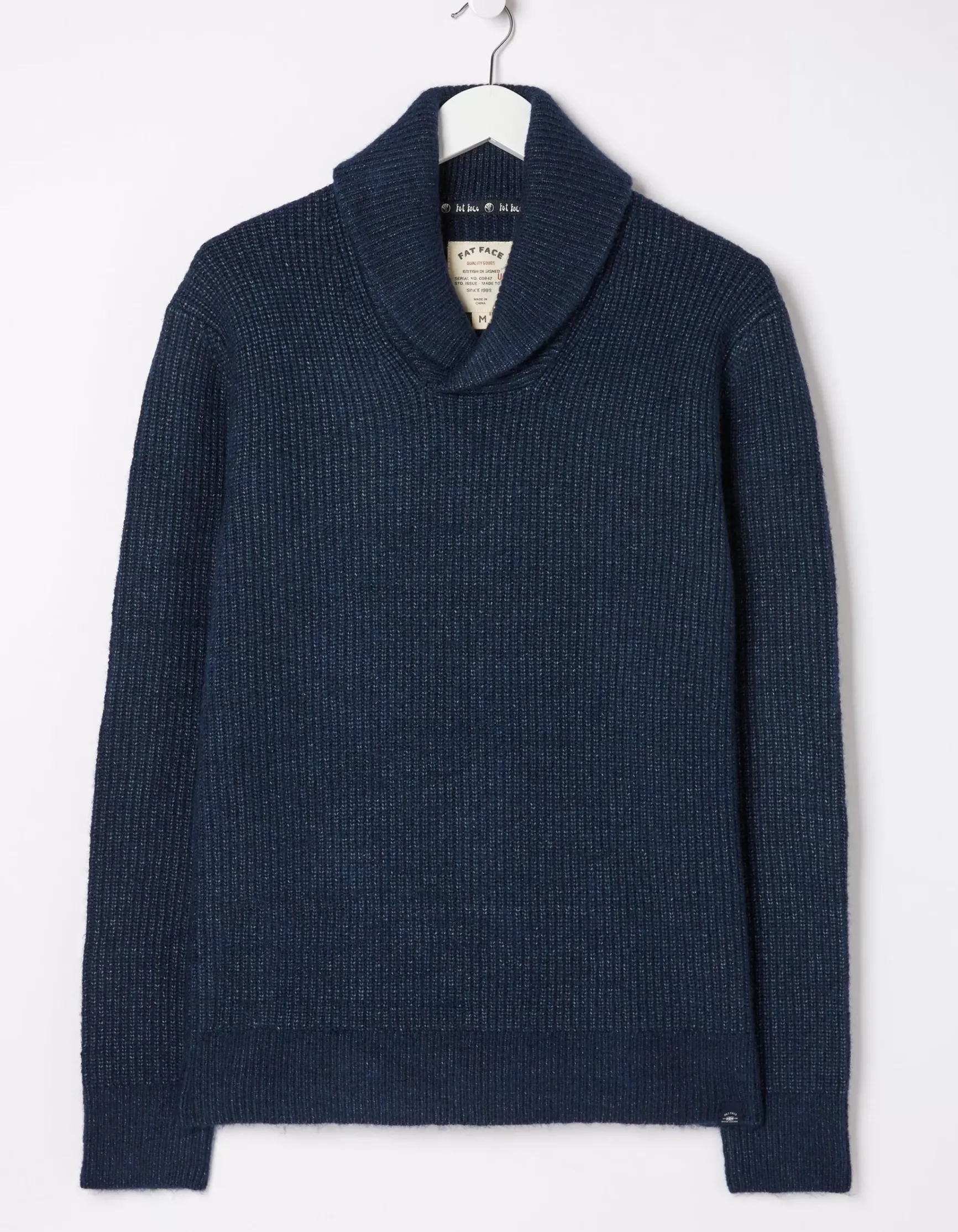 FatFace Calder Shawl Neck Jumper|Men Knitwear