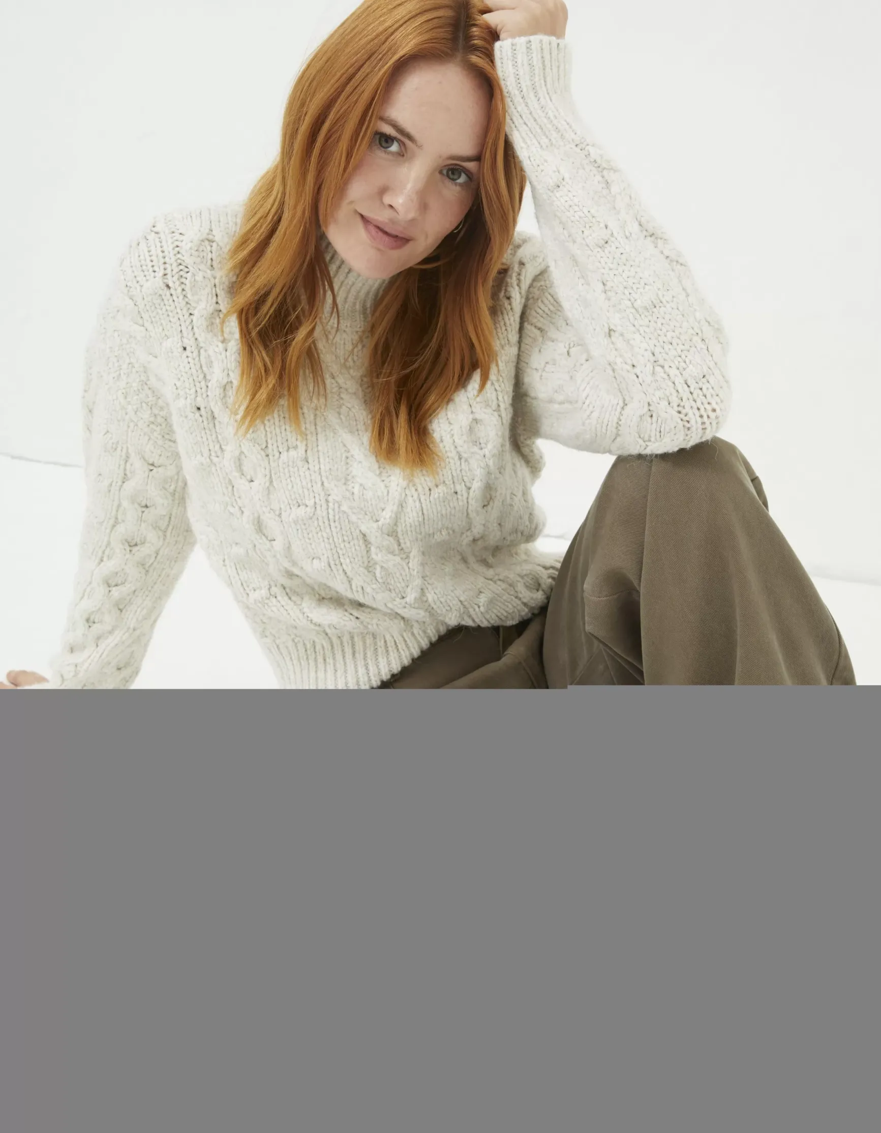 FatFace Cali Cable Knit Jumper|Women View All