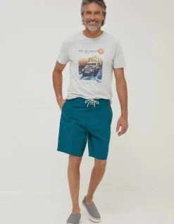 FatFace Camber Geo Print Swim Shorts|Men Swimwear
