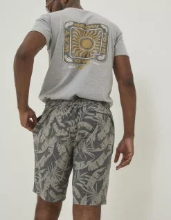 FatFace Camber Leaf Print Swim Shorts|Men Swimwear