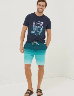 FatFace Camber Ombre Swim Shorts|Men Swimwear