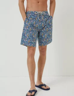 FatFace Camber Pineapple Swim Shorts|Men Swimwear