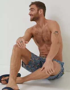 FatFace Camber Pineapple Swim Shorts|Men Swimwear
