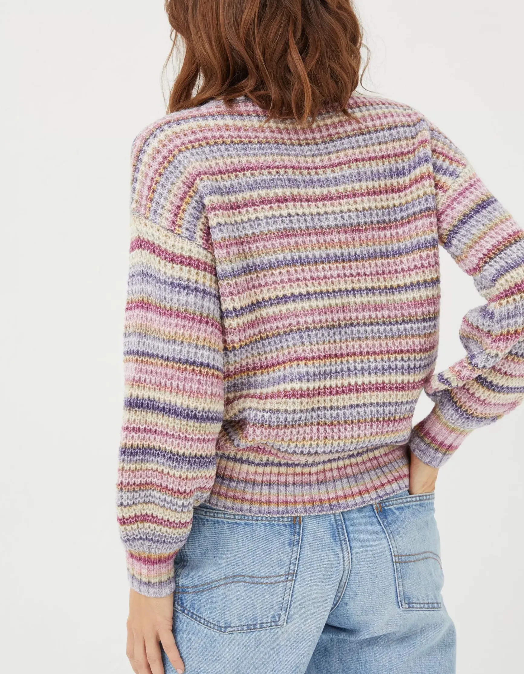 FatFace Camille Stripe Jumper|Women View All