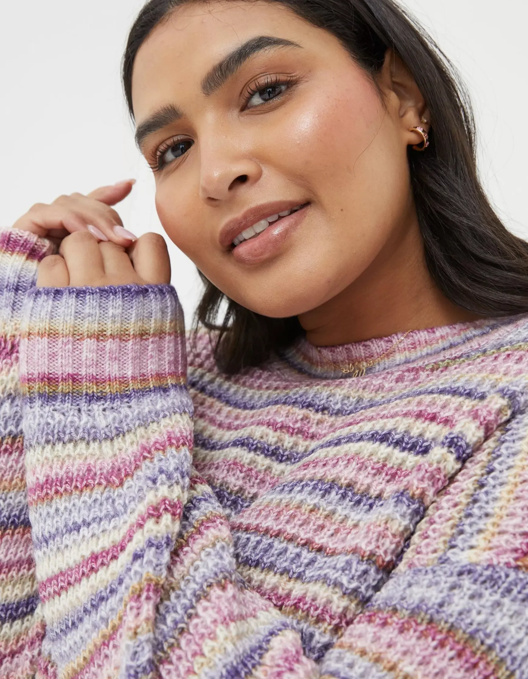FatFace Camille Stripe Jumper|Women View All