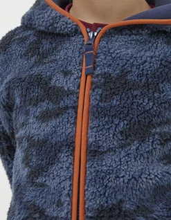 FatFace Camo Fleece Zip Up Hoodie|Boys View All