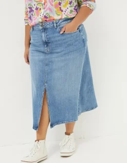 FatFace Carla Denim Midi Skirt|Women View All