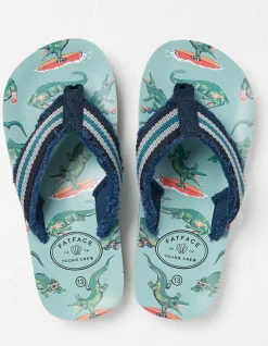 FatFace Carter Crocodile Flip Flops|Boys View All