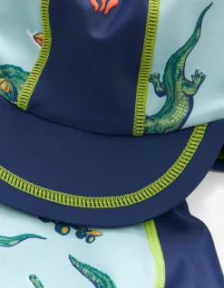 FatFace Carter Crocodile Surf Suit And Hat Set|Baby View All
