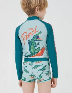 FatFace Carter Crocodile Trunks|Boys View All