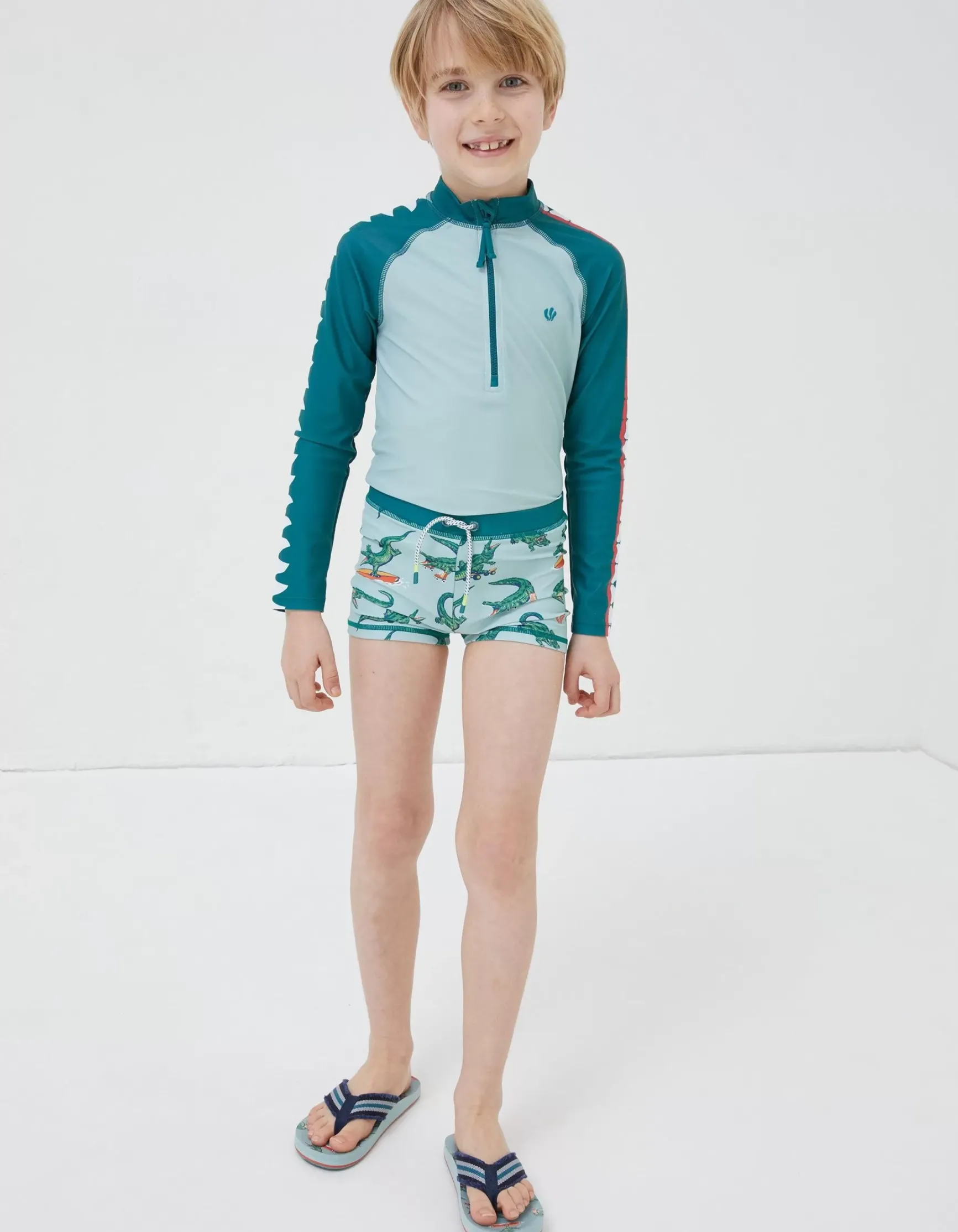 FatFace Carter Crocodile Trunks|Boys View All