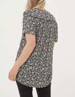 FatFace Cassidy Mono Vines Tunic|Women Shirts & Blouses