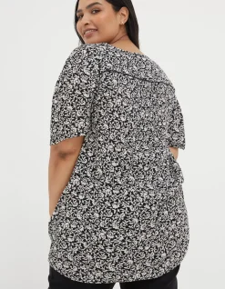 FatFace Cassidy Mono Vines Tunic|Women Shirts & Blouses