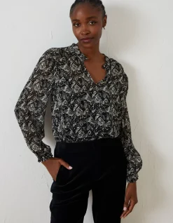 FatFace Charlie Abstract Blouse|Women Shirts & Blouses