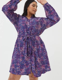 FatFace Charlie Spot Shirt Dress|Women Dresses