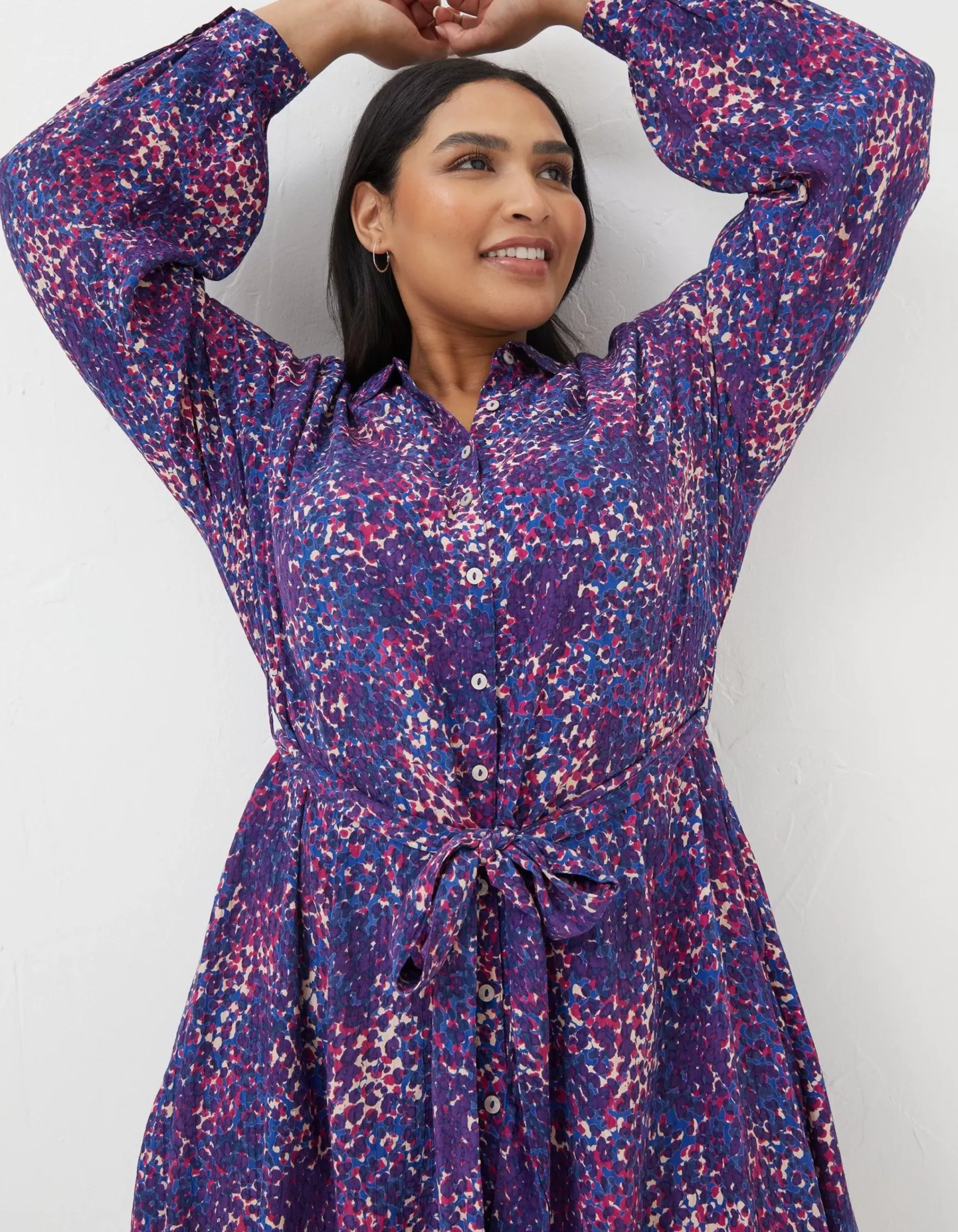 FatFace Charlie Spot Shirt Dress|Women Dresses