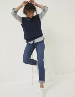FatFace Chesham Girlfriend Comfort Stretch Jeans|Women Jeans & Dungarees