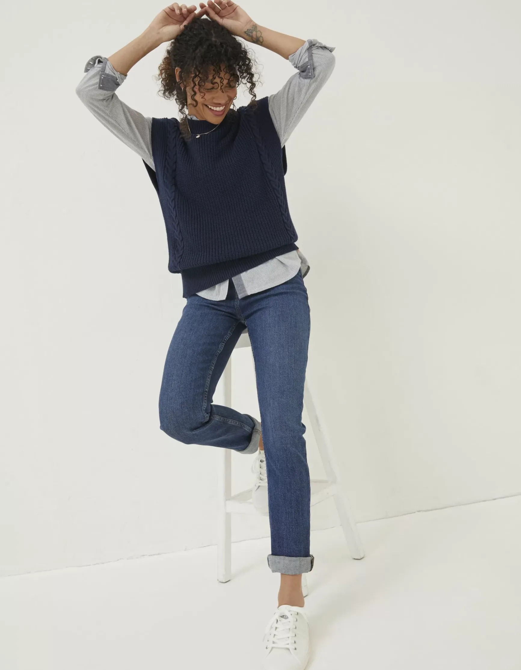 FatFace Chesham Girlfriend Comfort Stretch Jeans|Women Jeans & Dungarees