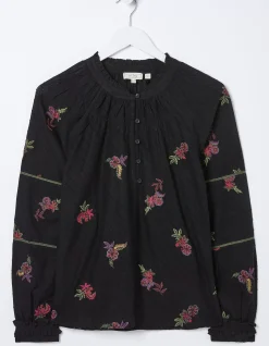 FatFace Chessie Embroidered Blouse|Women Shirts & Blouses