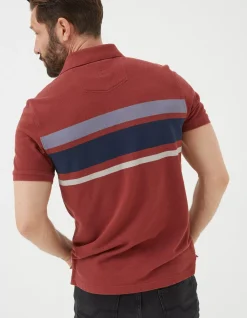 FatFace Chest Stripe Pique Polo|Men View All